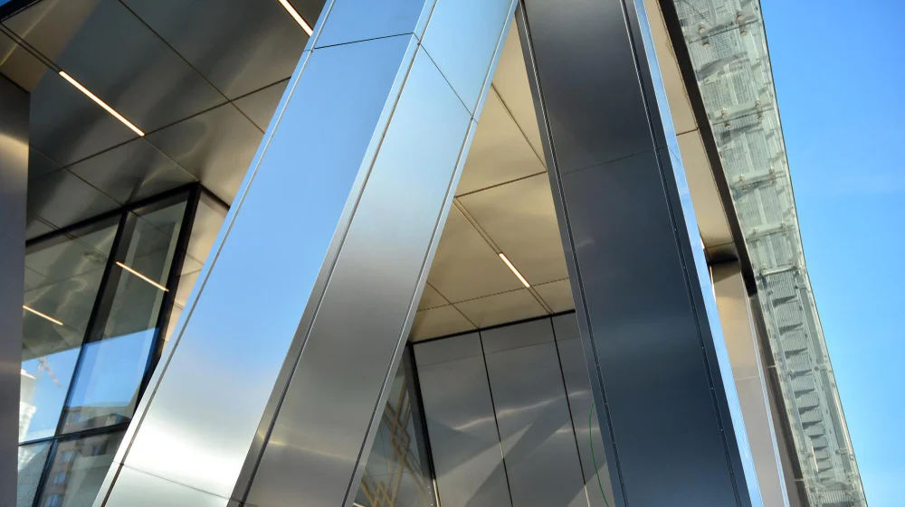 Aluminum plate architectural facade building panels